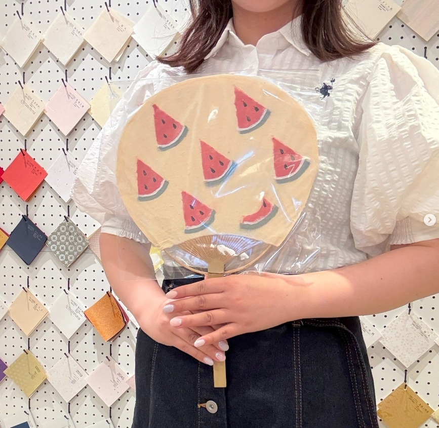 和紙うちわ
